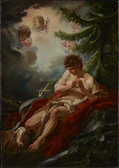 Saint John the Baptist, c.1755 by François Boucher